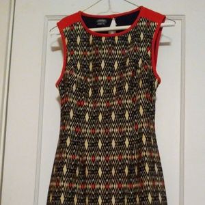 Open back Geo design dress